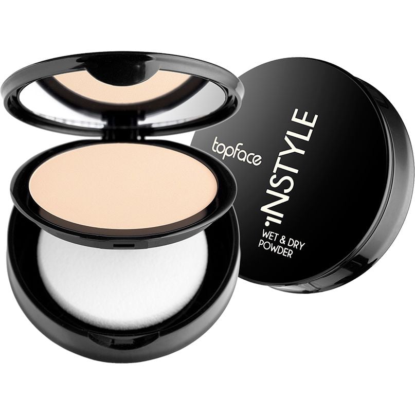 Пудра компактна TopFace Instyle Wet & Dry Powder PT261 відтінок 003, 10 г - фото 1