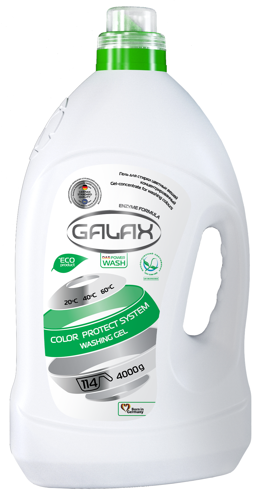 Photos - Laundry Detergent GALAX Гель для прання кольорових речей  концентрований, 4 л  (600018)