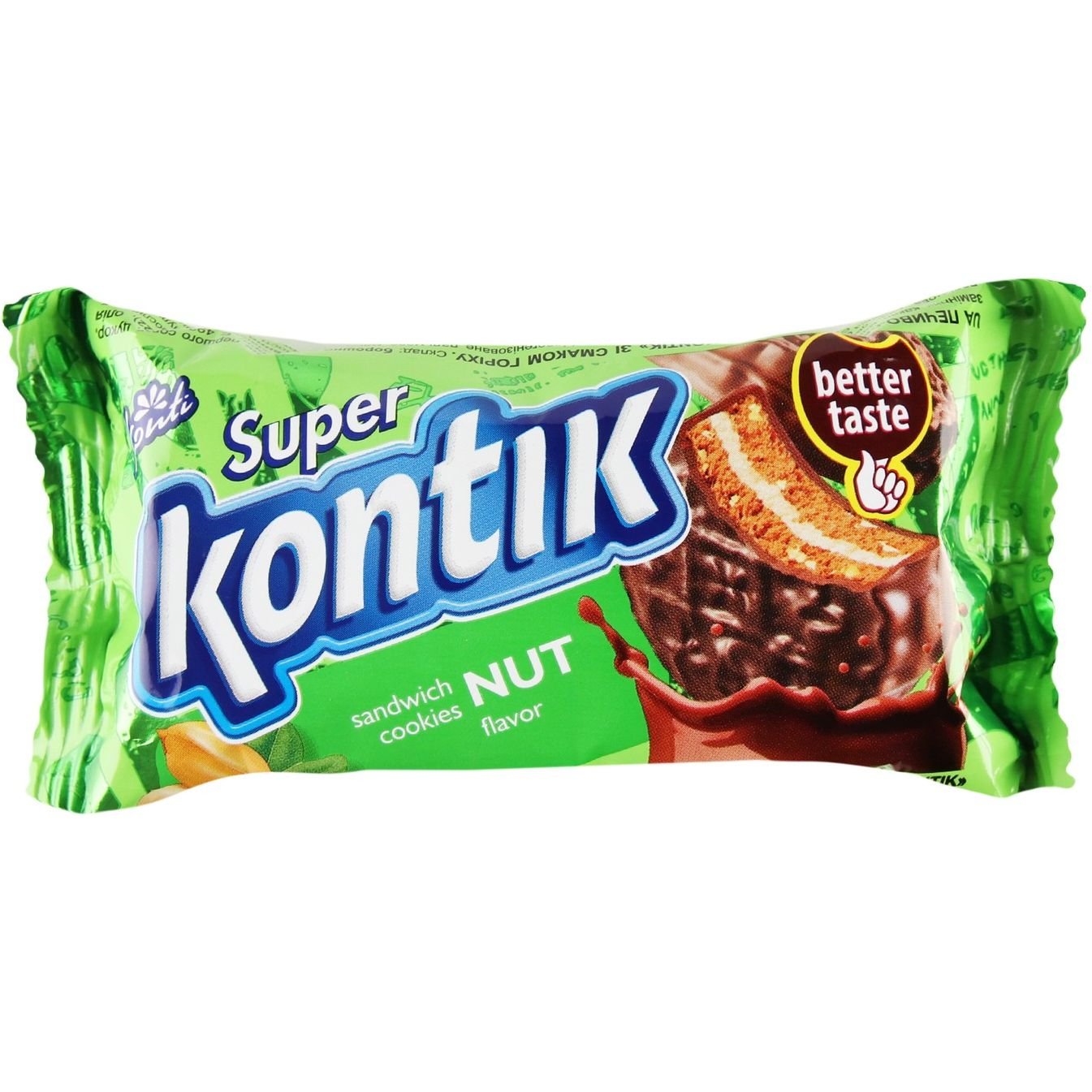 Печенье Konti Super Kontik со вкусом ореха 90 г (920608) - фото 1