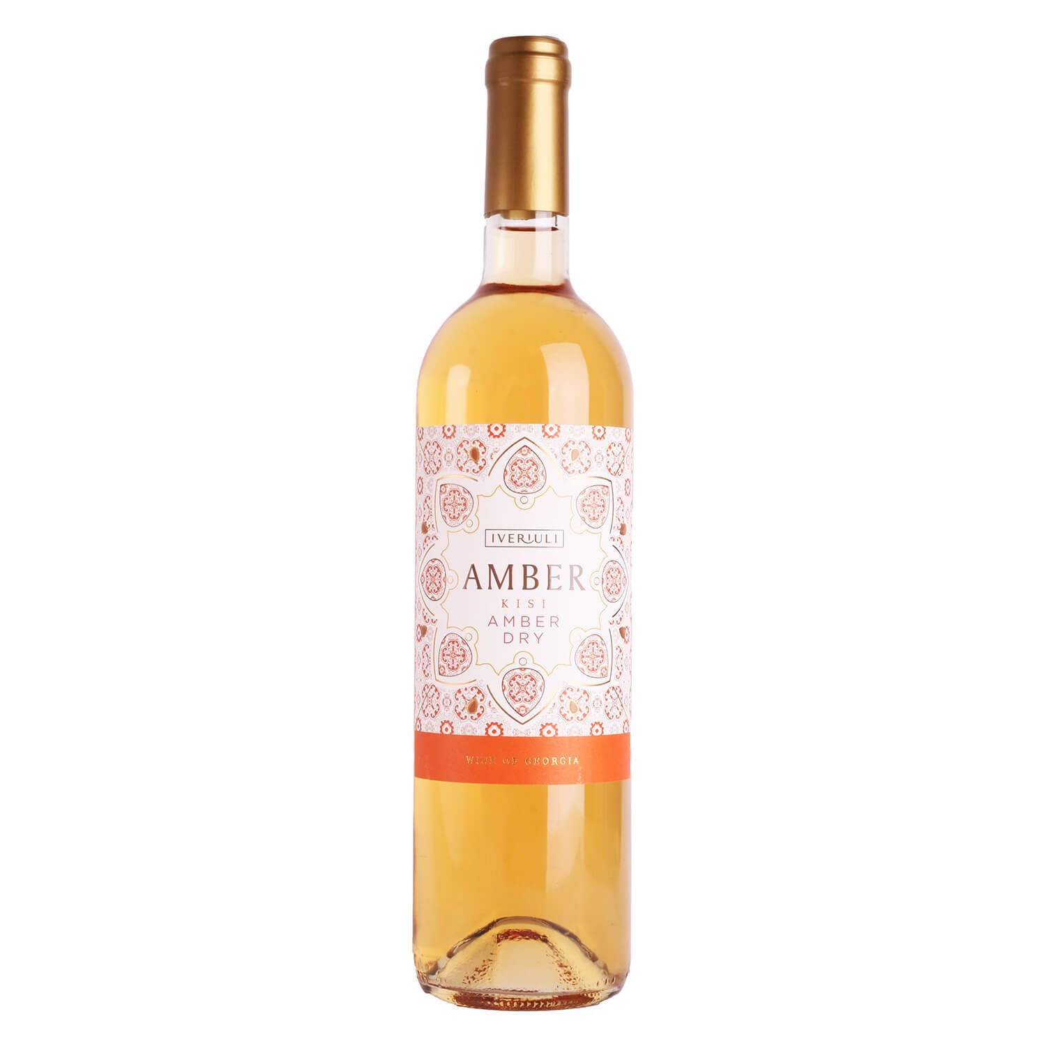 Вино Iveriuli Amber Kisi, оранжевое, сухое, 12,5%, 0,75 л (909674) - фото 1