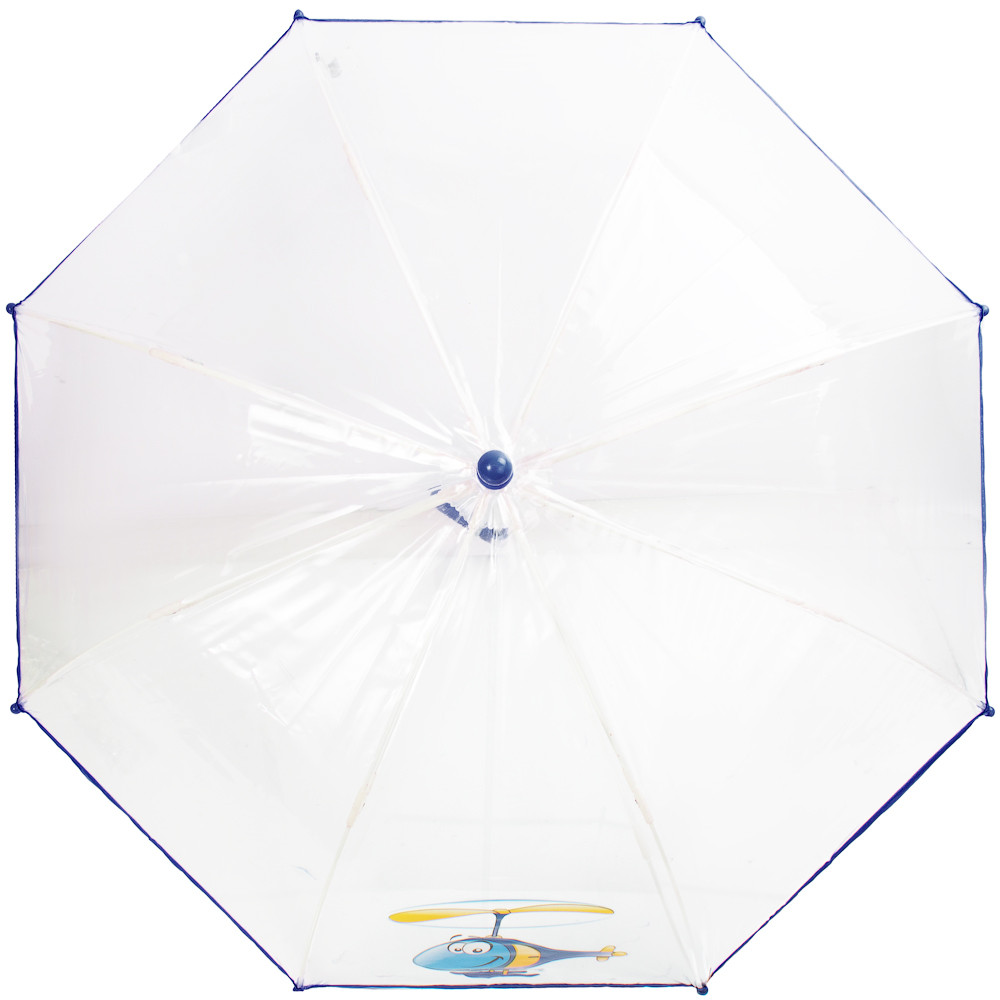 Дитяча парасолька-палиця механічна Art Rain 73 см прозора - фото 2