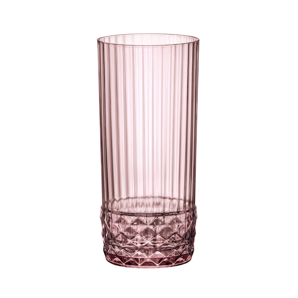 Фото - Стакан Bormioli Rocco Склянка  America'20s Lilac Rose, 6 шт., 480 мл (122155BB9121 