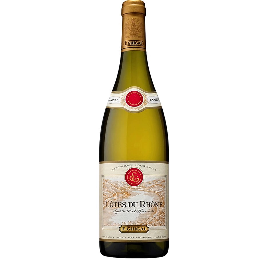 Вино E.Guigal Cotes-du-Rhone Blanc, белое, сухое, 13,5%,0,75 л (8000015291768) - фото 1