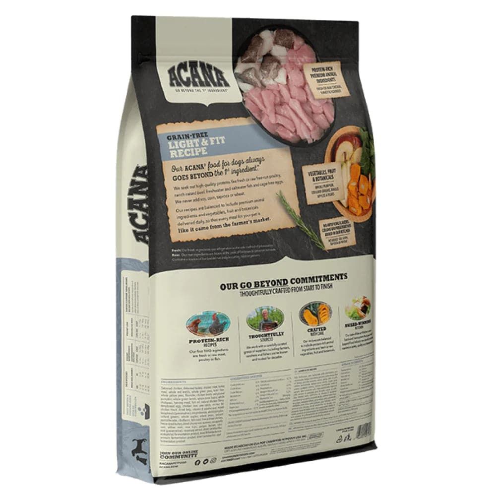 Сухой корм для взрослых собак с избыточным весом Acana Light&Fit Recipe, 2 кг - фото 2