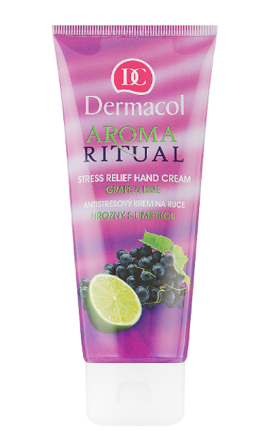 Крем для рук Dermacol DC Body Aroma Ritual пом'якшуючий, виноград та лайм, 100 мл (3355) - фото 1
