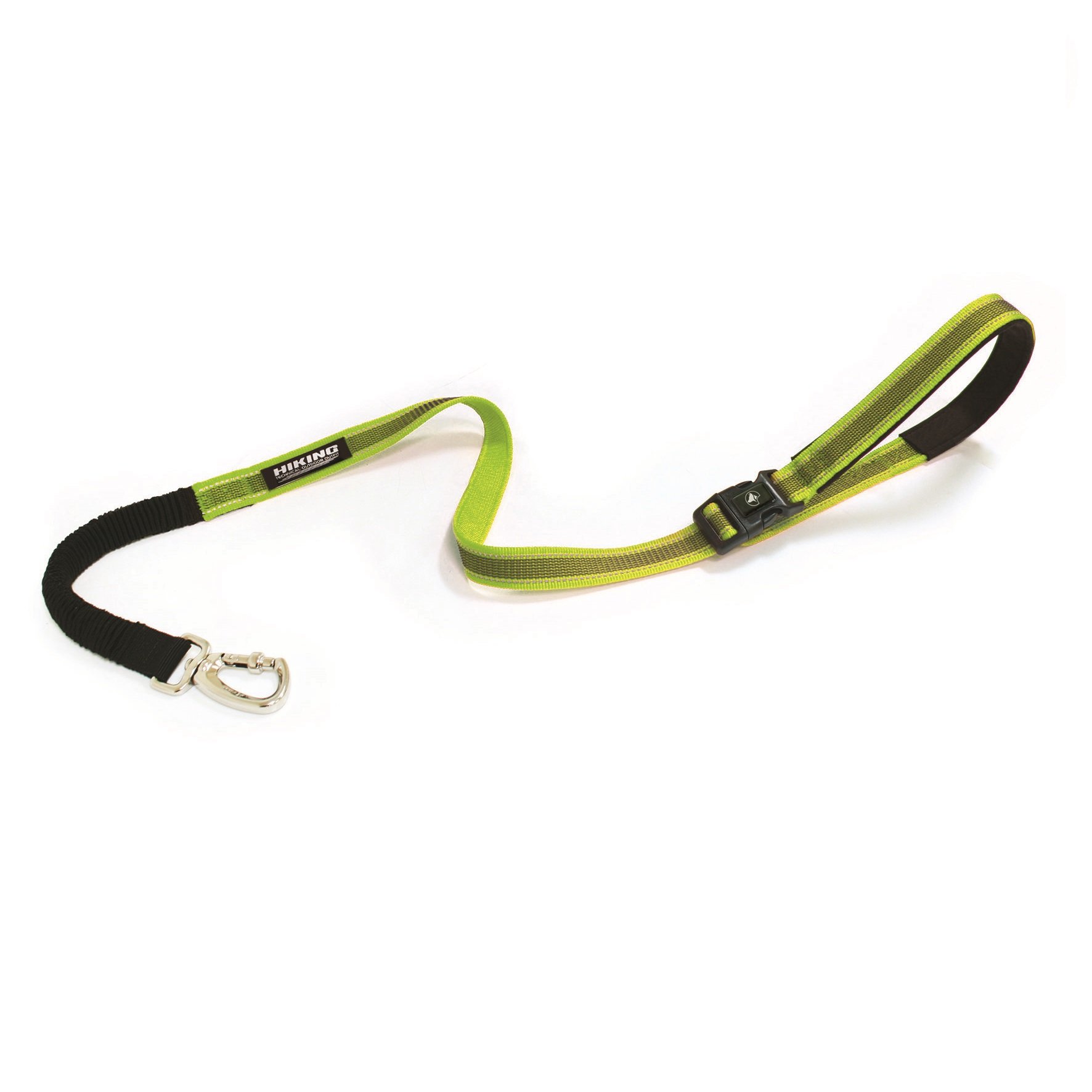 Повідець для собак Croci Hiking Antishock, регульований, 120х1,5 см, зелений (C5079968) - фото 1