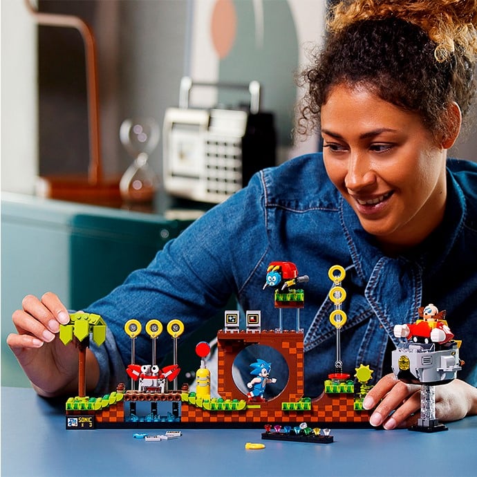 Конструктор LEGO Ideas Їжачок Сонік Зона Зелених Пагорбів, 1125 деталей (21331) - фото 5