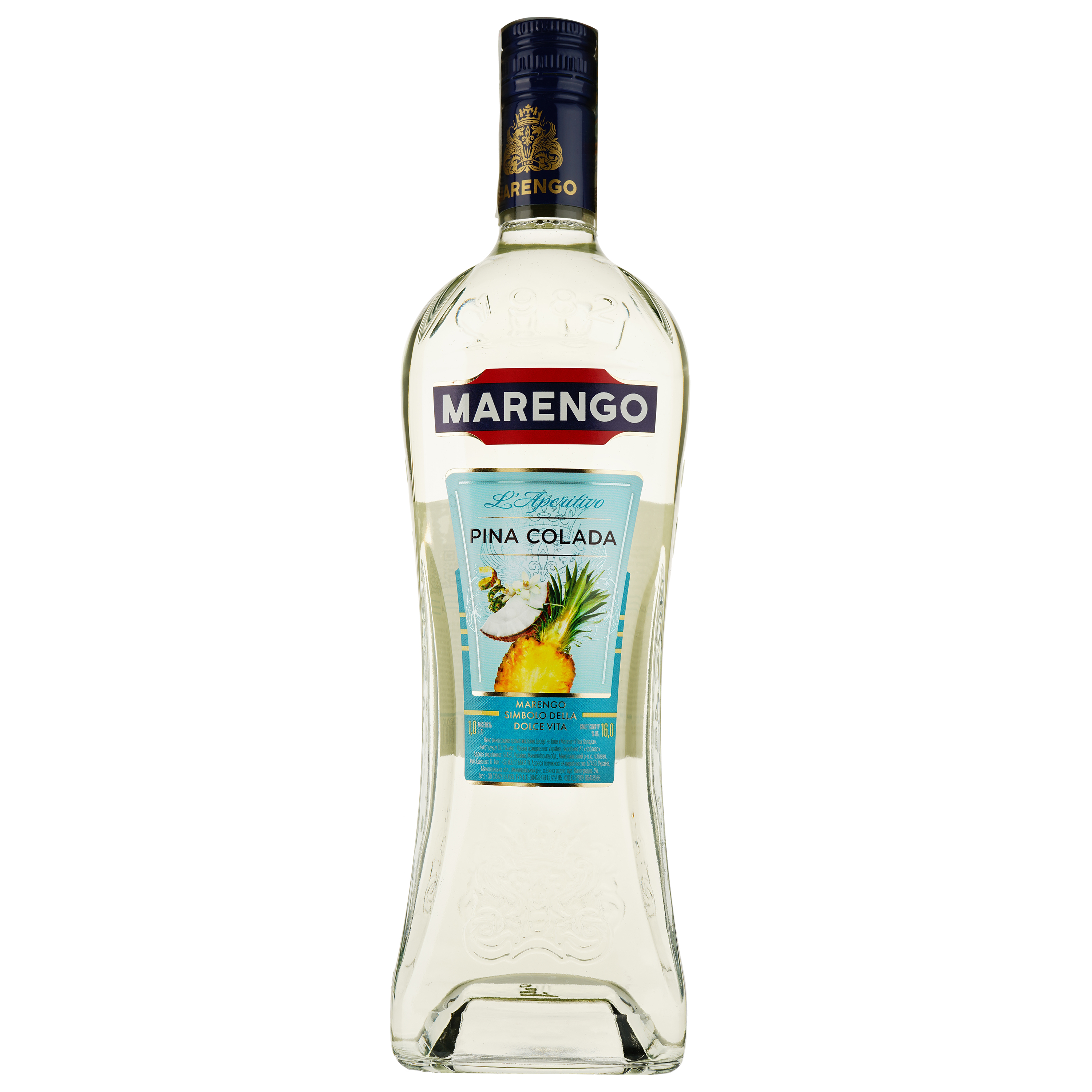 Винный напиток Marengo Pina Colada белый сладкий 16% 1 л - фото 1