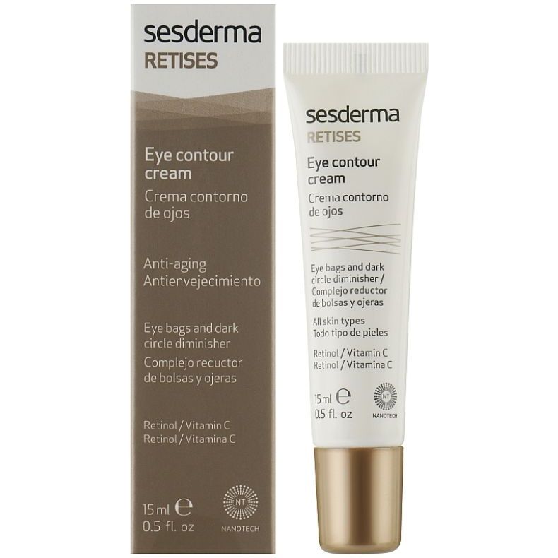 Крем для контура глаз Sesderma Retises Eye Contour Cream, с ретинолом, 15 мл - фото 1