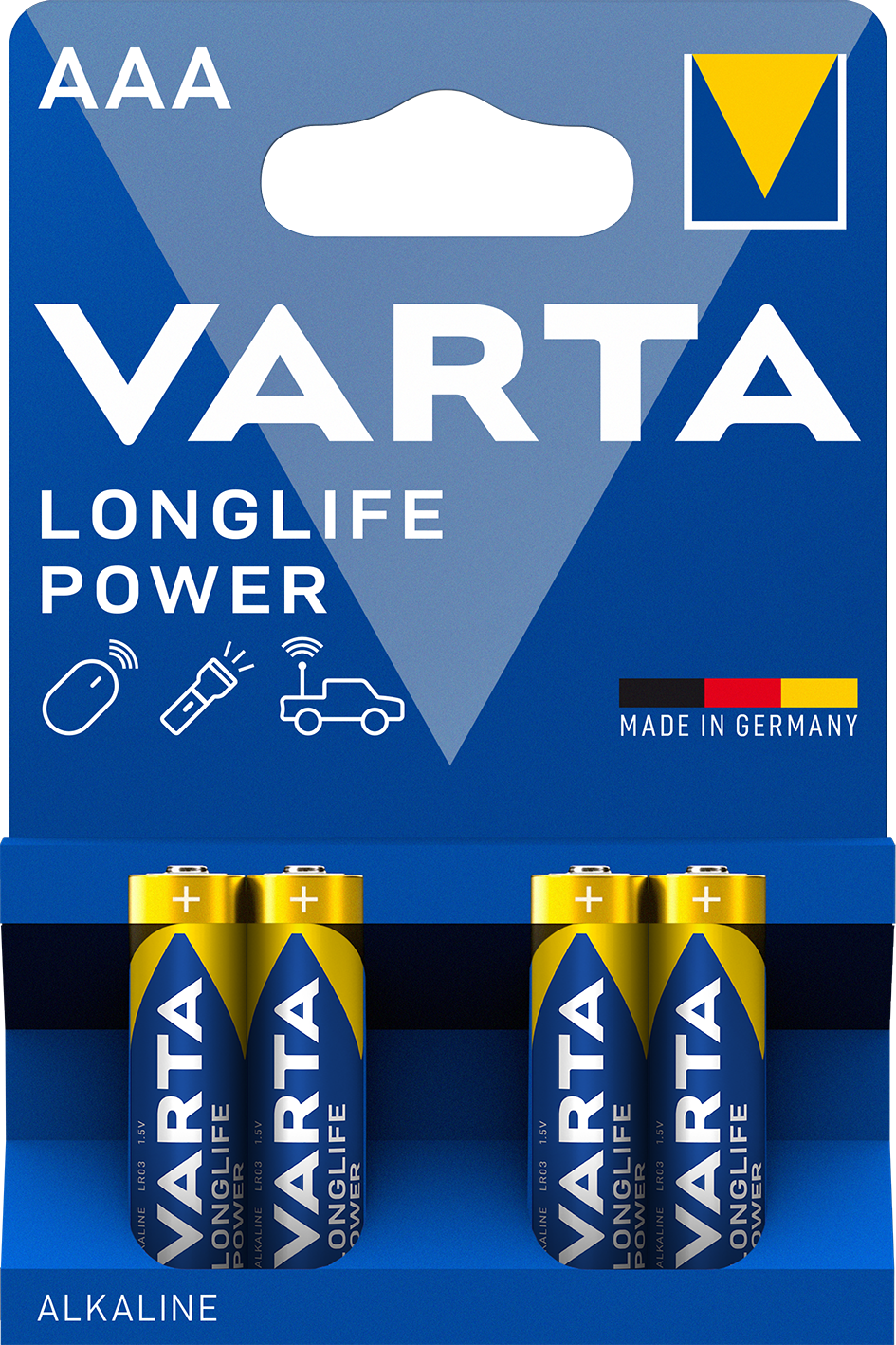 Батарейка Varta High Energy AAA Bli Alkaline, 4 шт. (4903121414) - фото 1