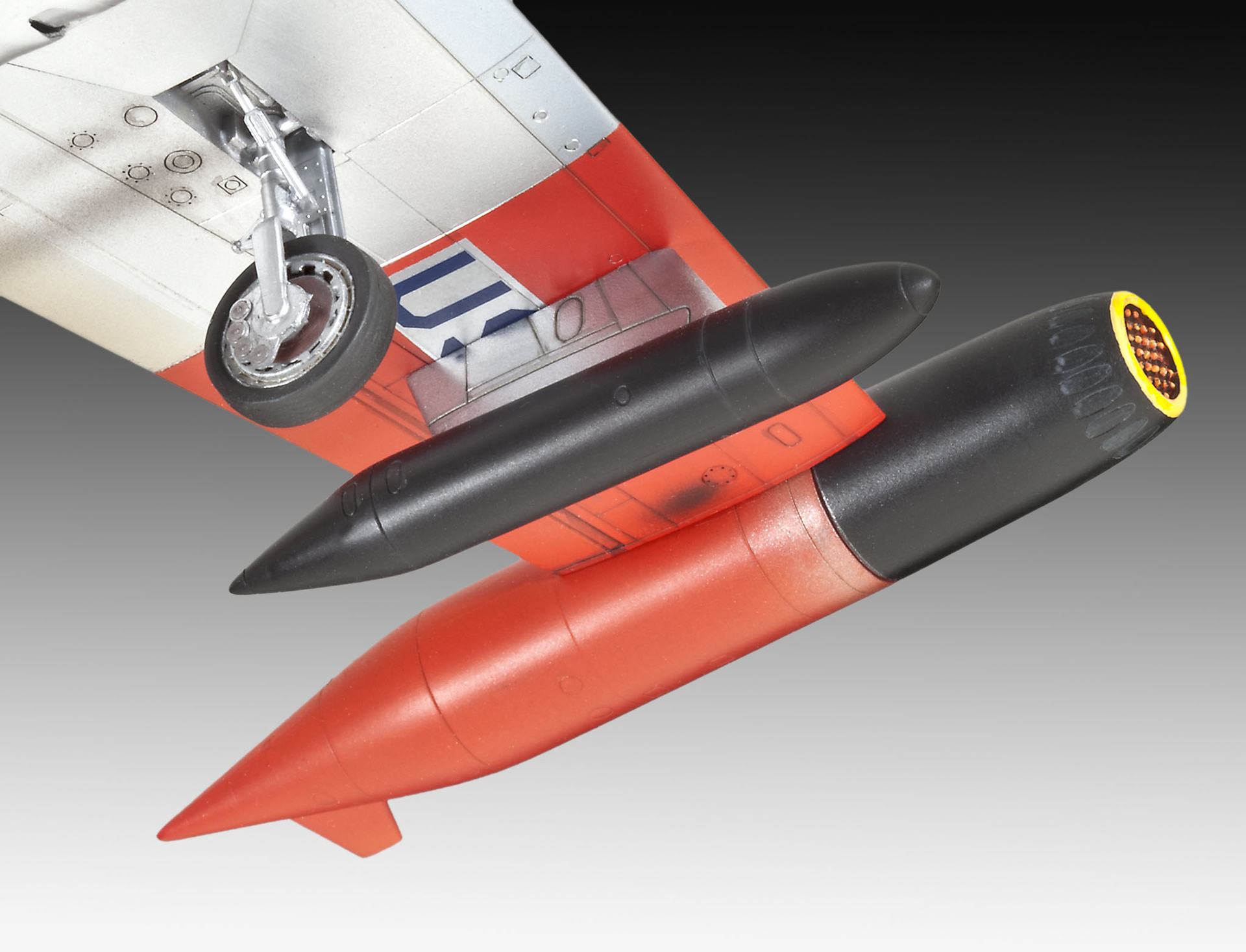 Збірна модель Revell набір до 75-ї річниці US Air Force 3 літаки масштаб 1:72, 250 деталей (RVL-05670) - фото 9