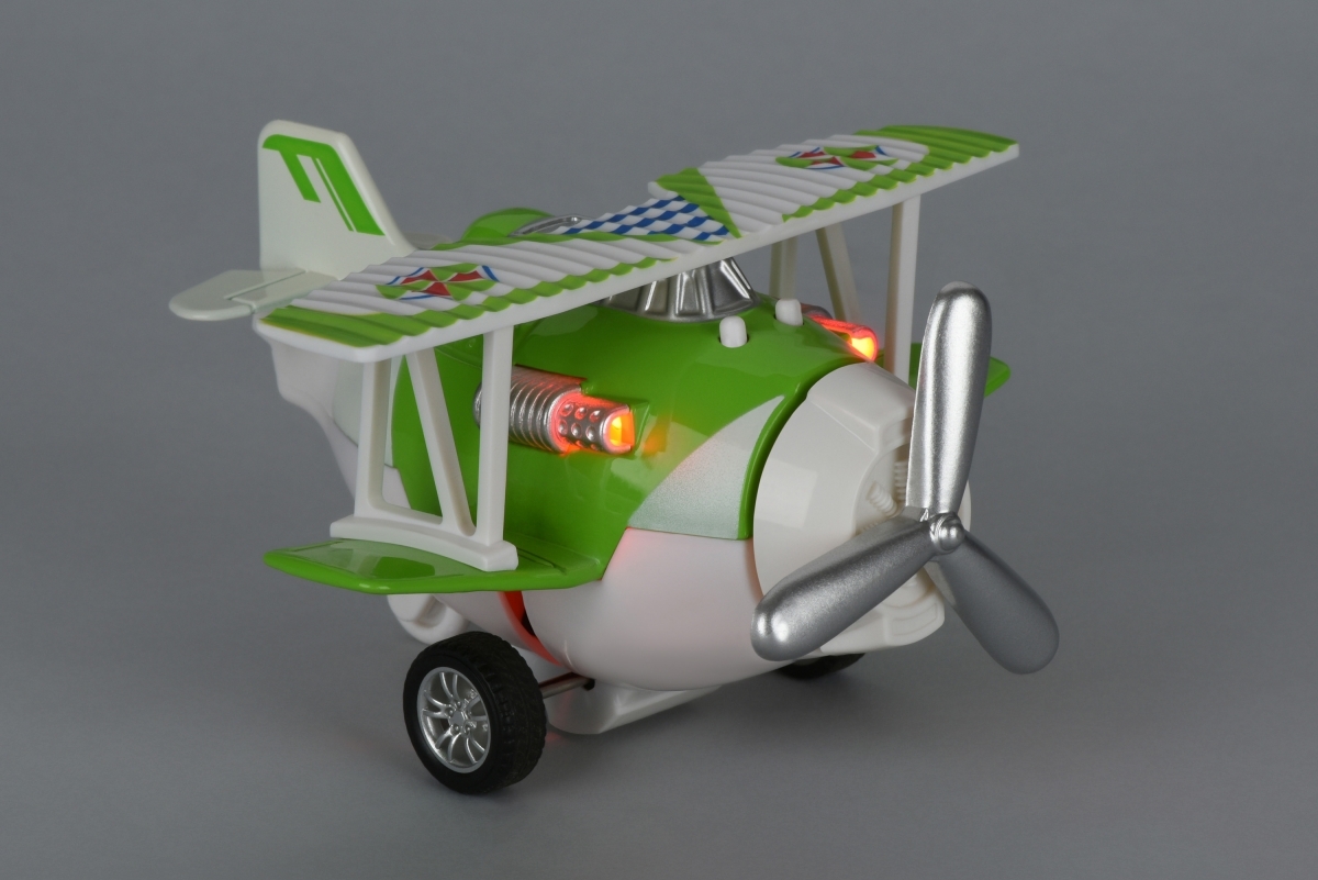 Самолет Same Toy Aircraft, со светом и музыкой, зеленый (SY8012Ut-4) - фото 3