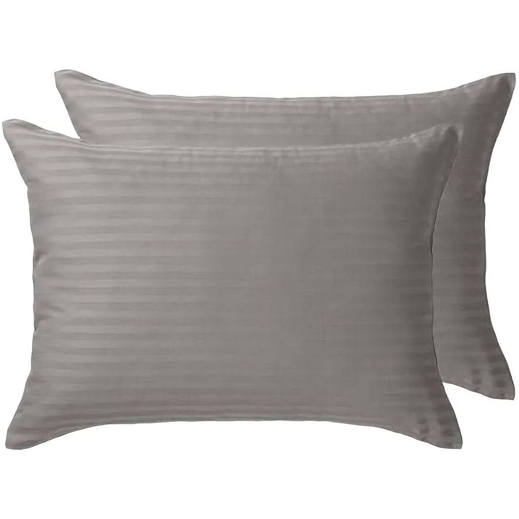 Набор наволочек LightHouse Mf Stripe Graphite, 70х50 см, 2 шт., серый (604996) - фото 1