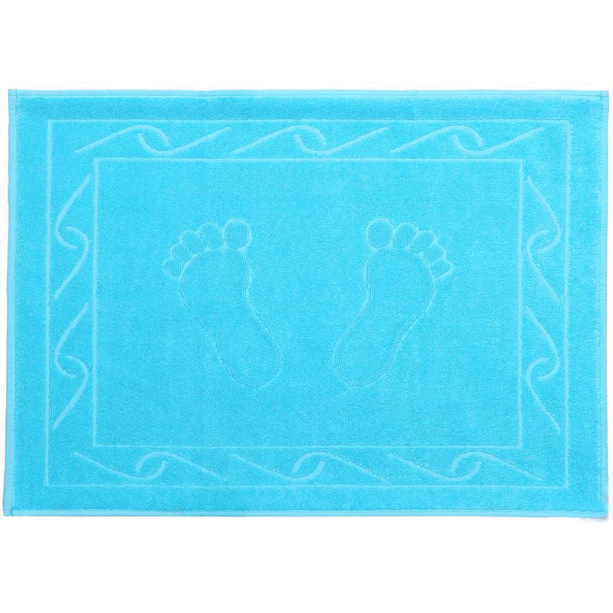 Рушник для ніг Hobby Hayal, 50х70 см, блакитний аква (8693675947613) - фото 1