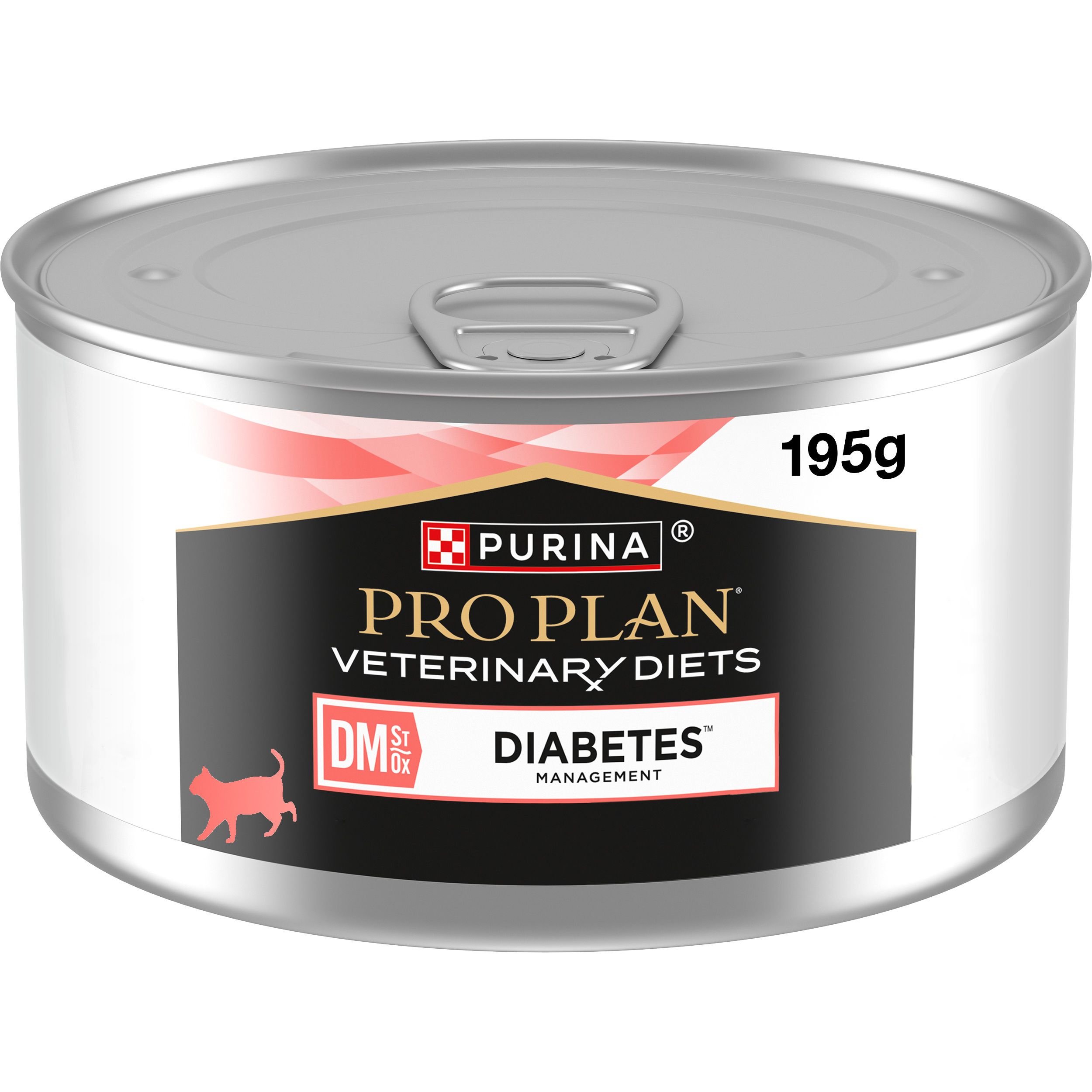 Вологий дієтичний корм для дорослих котів Purina Pro Plan Veterinary Diets DM ST/OX Diabetes Managment для регулювання надходження глюкози 195 г - фото 1