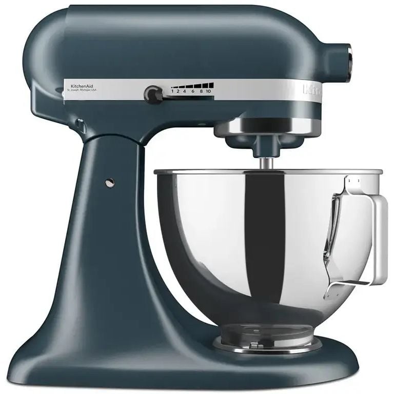 Планетарный миксер KitchenAid 4.3 л голубая сталь (5KSM95PSEBS) - фото 1