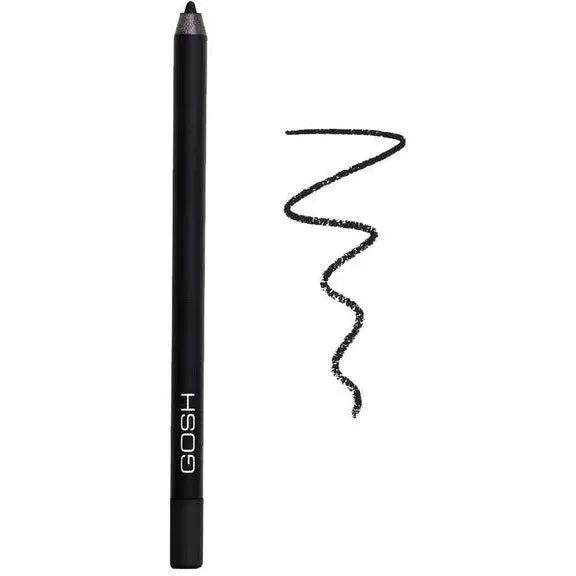 Олівець для очей Gosh Velvet Touch Eye Pencil водостійкий відтінок 022 (Carbon black) 1.2 г - фото 2