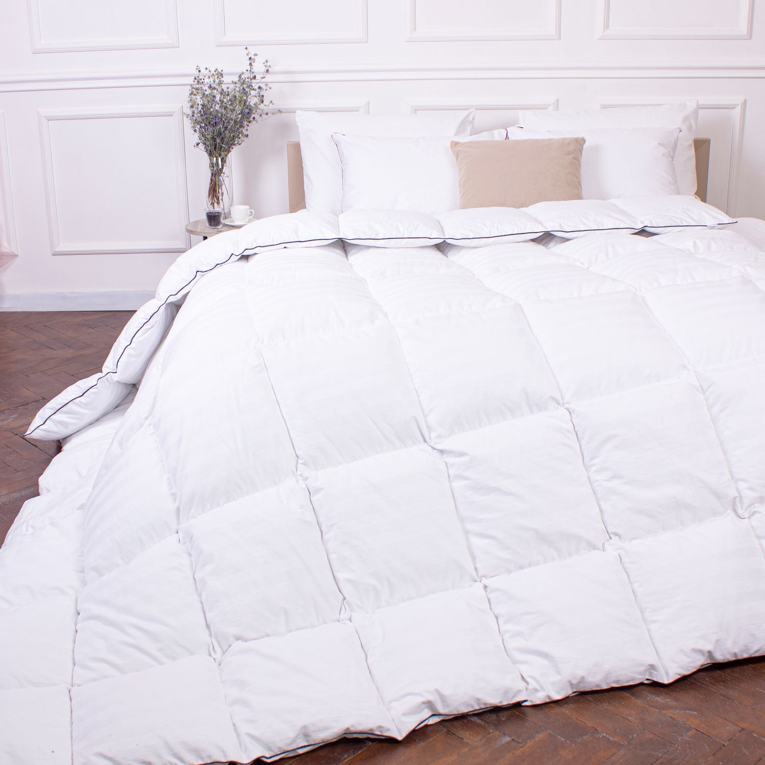 Одеяло пуховое MirSon Royal 033, евростандарт, 220x200, белое (2200000003980) - фото 1
