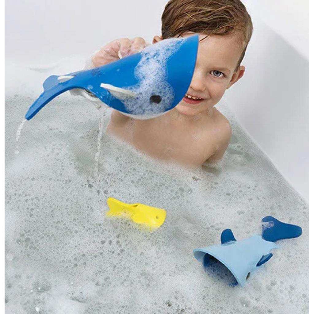 Іграшка для ванної Quut Quutopia 3D Морські кити, 5 деталей (171065) - фото 4