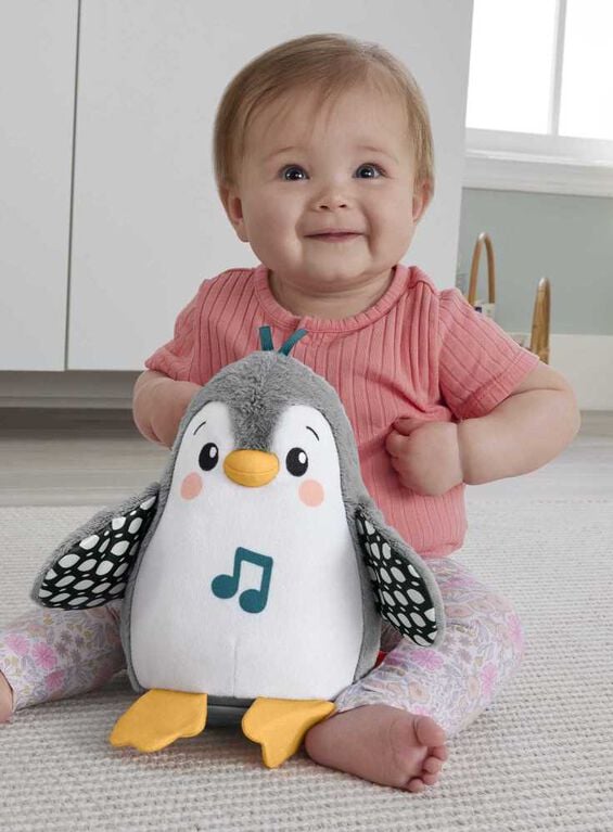 Мягкая музыкальная игрушка Fisher-Price Пингвиненок, 23,5 см (HNC10) - фото 3