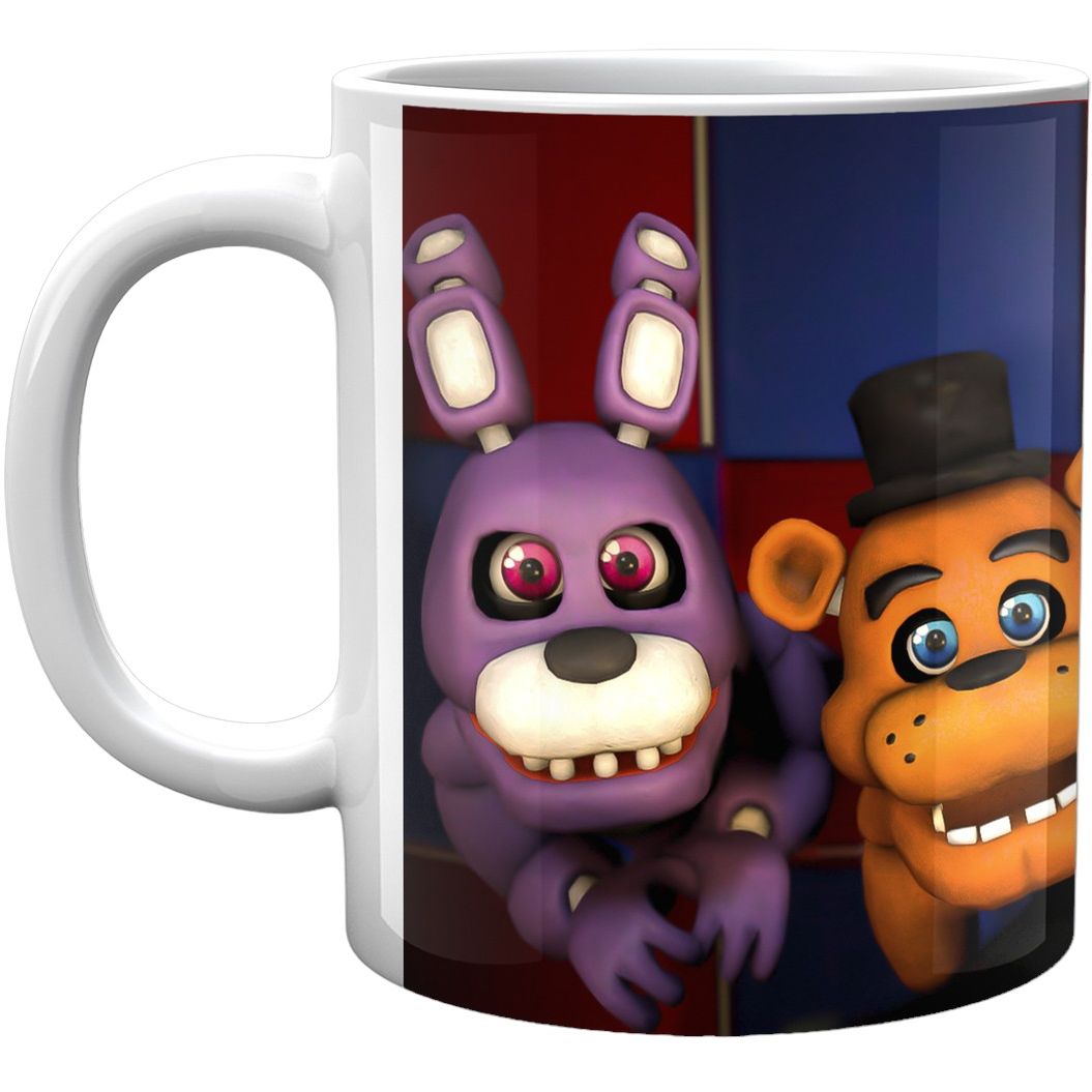 Кружка GeekLand Five Nights At Freddys Пять ночей с Фредди Четверо аниматроников FN.02.388 - фото 1