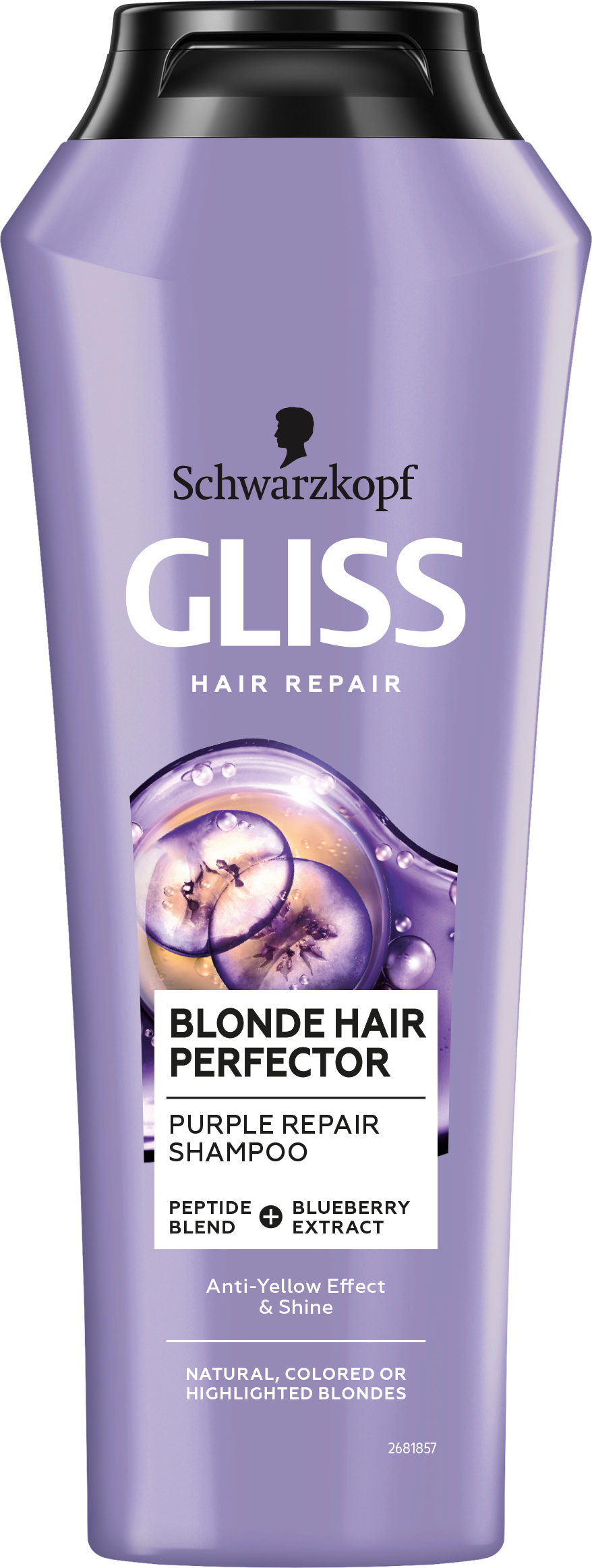 Шампунь тонуючий для білявого волосся Gliss Blonde Hair Perfector, 250 мл - фото 1