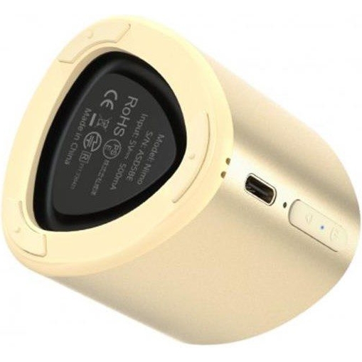 Портативная колонка TWS комплект Tronsmart Mini Nimo Speaker 5W Bluetooth Black+Gold 2 шт. - фото 3