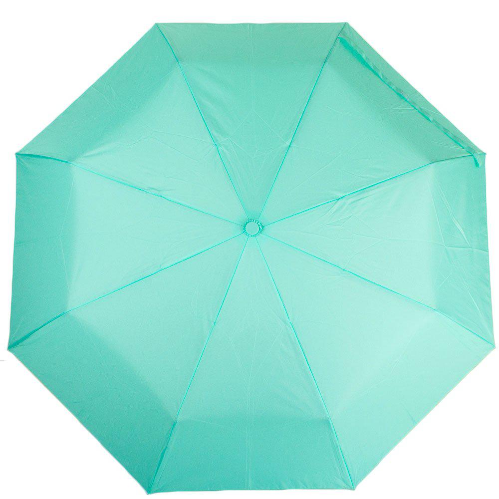 Жіноча складана парасолька повний автомат Fare 97 см зелена - фото 2