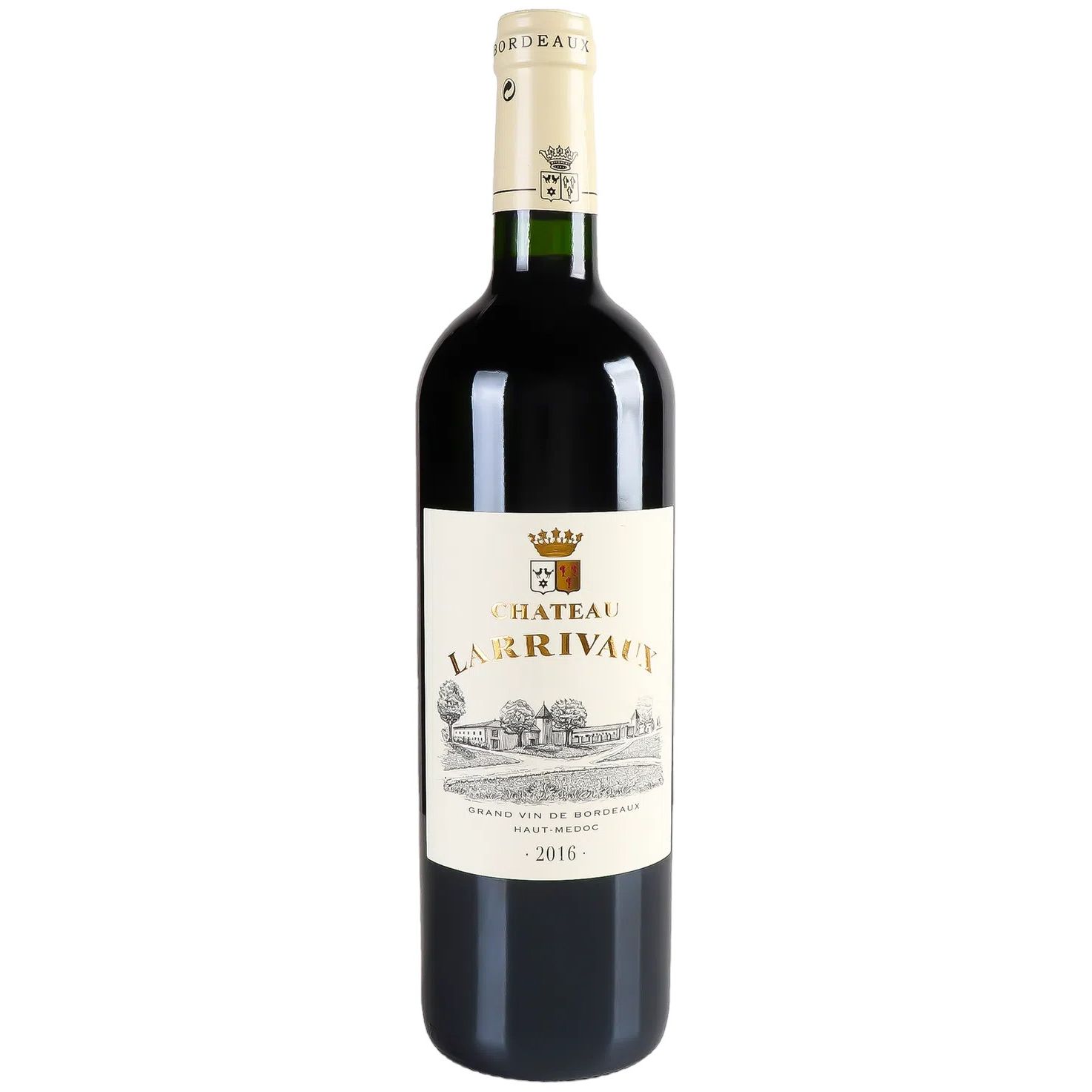 Вино Chateau Larrivaux Haut-Medoc AOC 2016 червоне сухе 0.75 л - фото 1