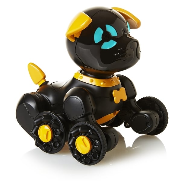 Интерактивная игрушка WowWee маленький щенок Чип, черный с желтым (W2804/3819) - фото 7