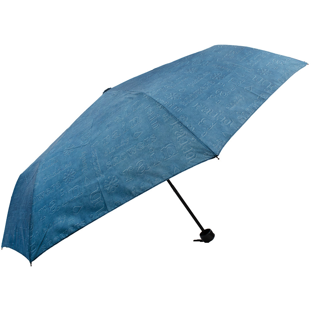Жіноча складана парасолька механічна Zest 96 см синя - фото 3
