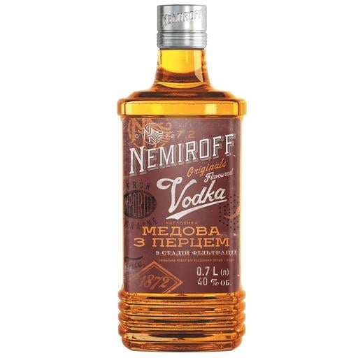 Настойка Nemiroff Originals Украинская медовая с перцем 40% 0.7 л (1649) - фото 1