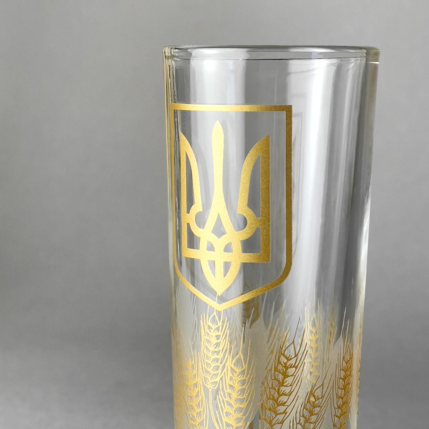 Набір чарок Concept Glass Золотий Герб 66 мл 4 шт. (CG4-106064) - фото 2