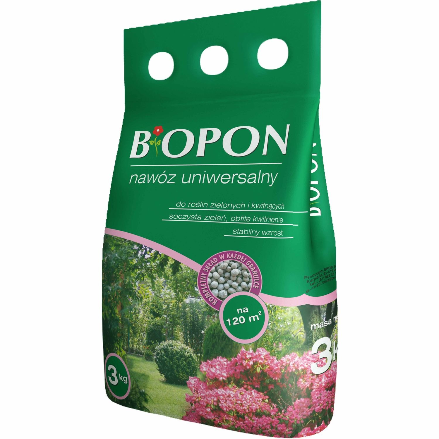 Добриво гранульоване Biopon універсальне, 3 кг - фото 1