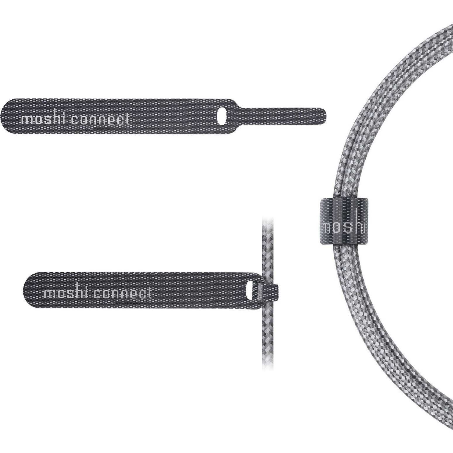 Кабель USB-C to Lightning Moshi Integra Cable Titanium Gray 1.2 м - фото 3