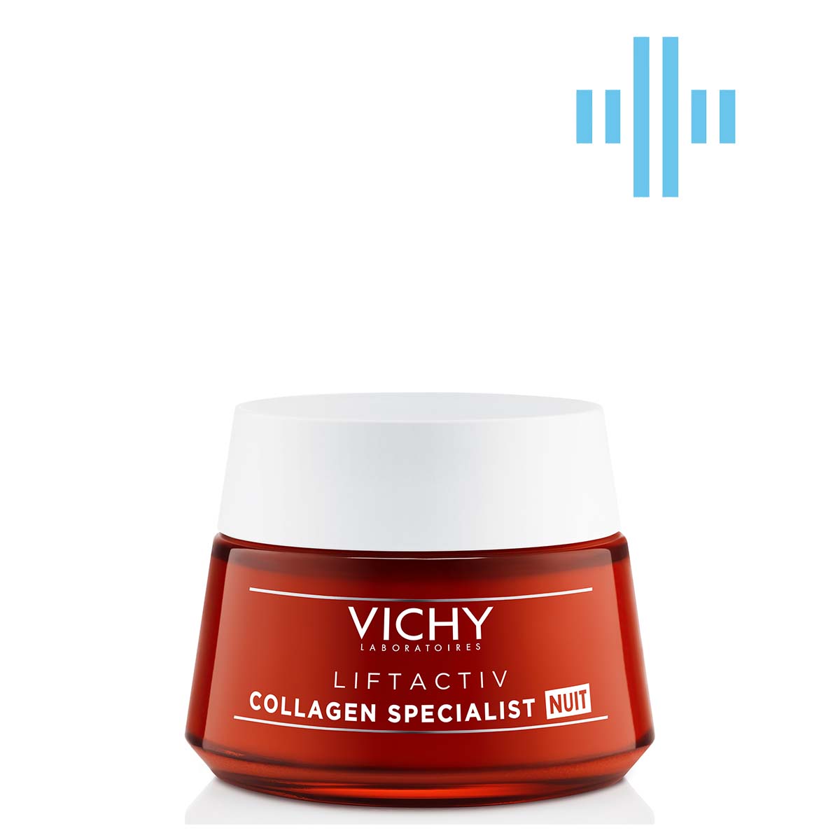 Ночной антивозрастной крем-уход Vichy Liftactiv Collagen Specialist Night Cream, с эффектом корекции морщин, придания упругости и восстановления сияния, 50 мл (MB275500) - фото 1