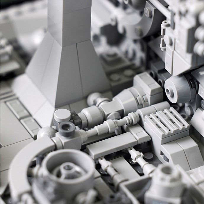 Конструктор LEGO Star Wars Діорама Біг траншеями, Зірка Смерті, 665 деталей (75329) - фото 6