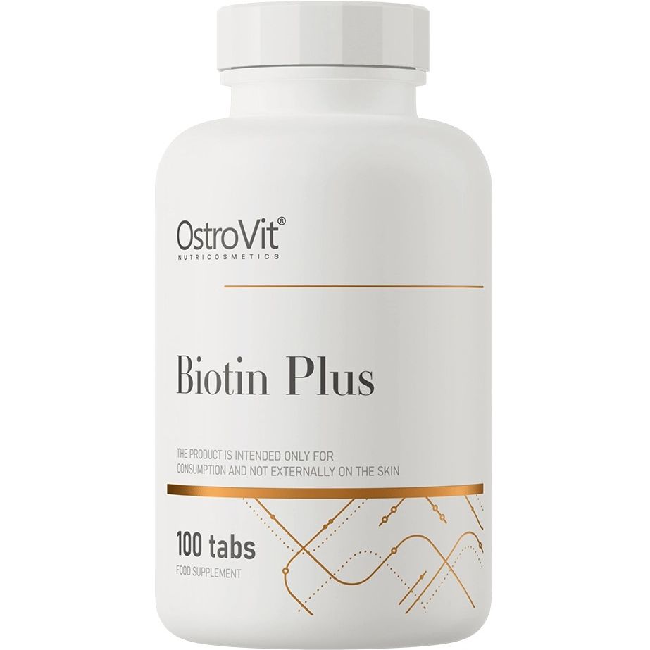 Витамины и минералы OstroVit Biotin Plus 100 таблеток - фото 1