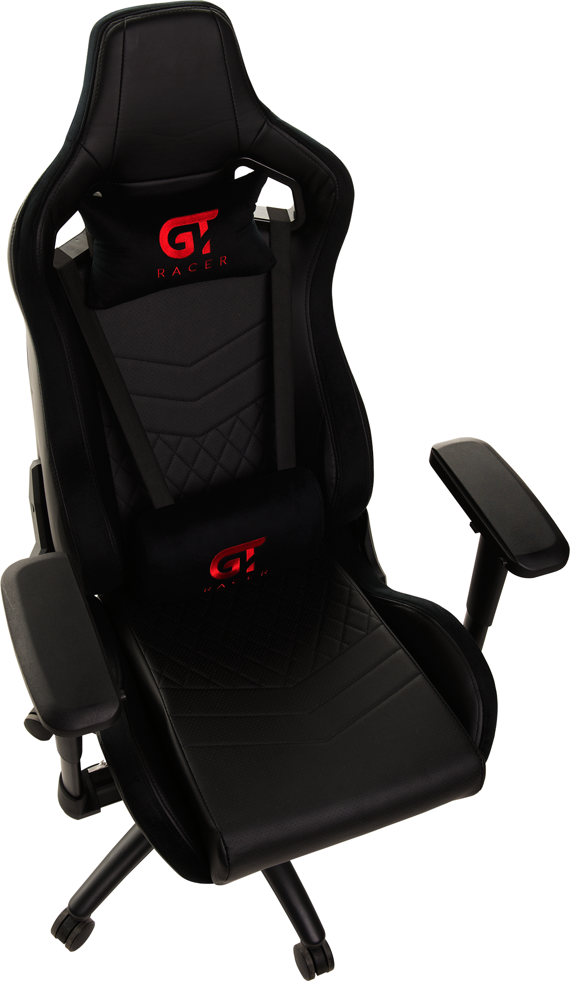 Геймерське крісло GT Racer чорне (X-0713 Black) - фото 4