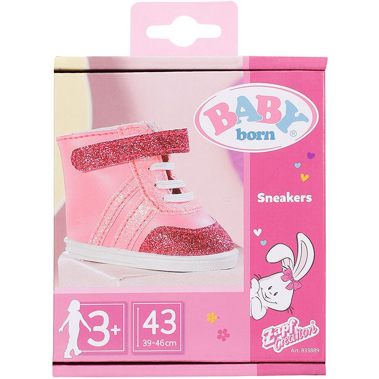 Взуття для ляльки Baby Born Рожеві кеди (833889) - фото 2