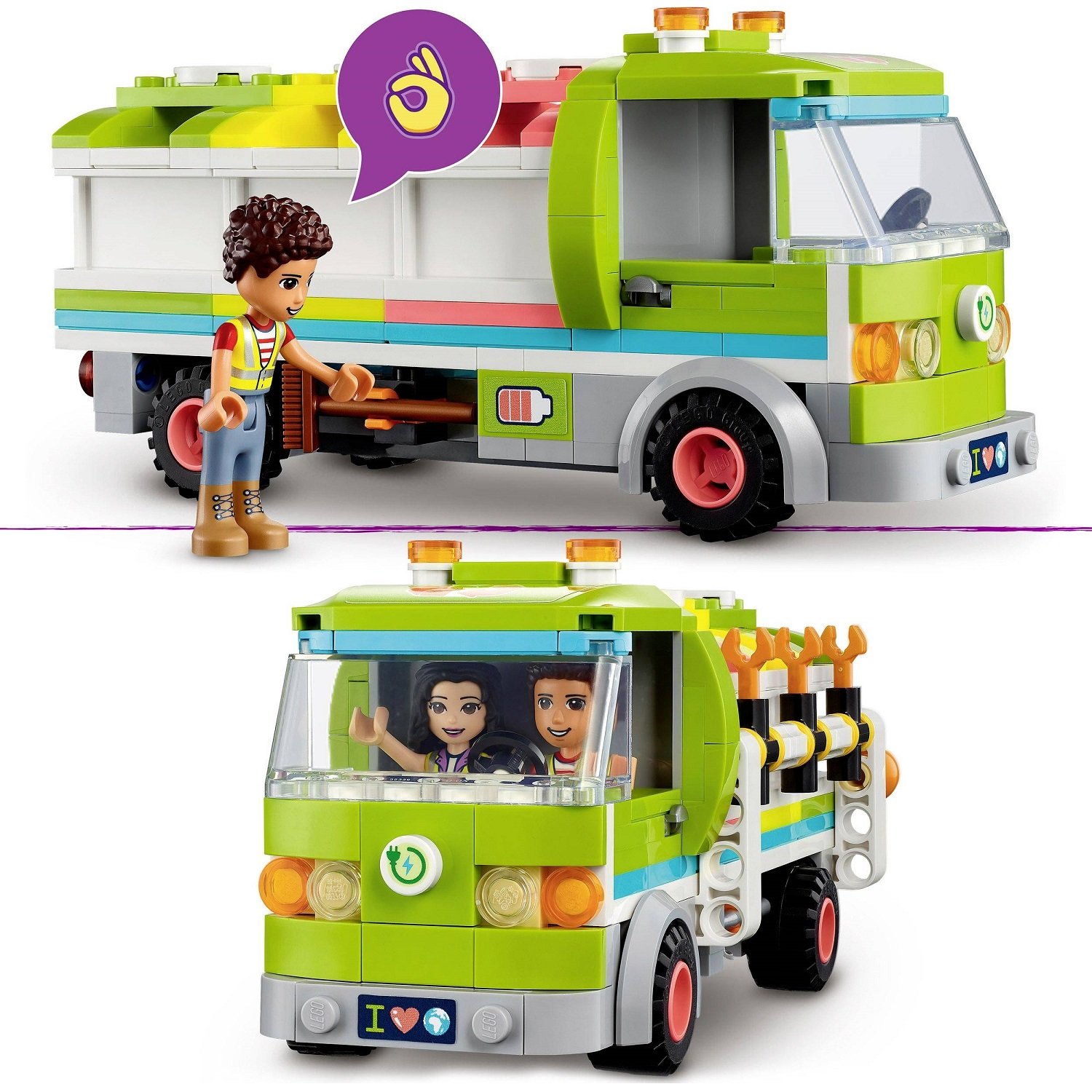 Конструктор LEGO Friends Сміттєпереробна вантажівка, 259 деталей (41712) - фото 5