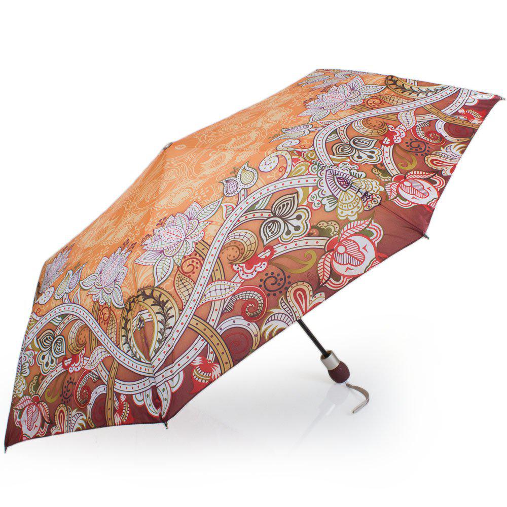 Женский складной зонтик полуавтомат Zest 101 см оранжевый - фото 2