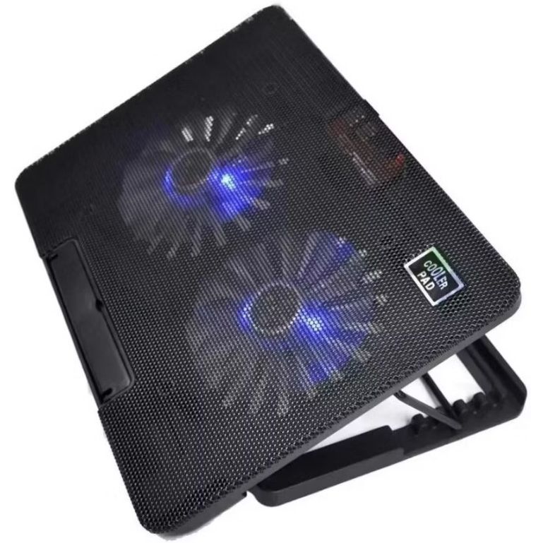 Охолоджувальна підставка для ноутбука Pccooler PAD N99, 2x140 мм, Blue Led 1300RPM 15.6 дюймів  - фото 3