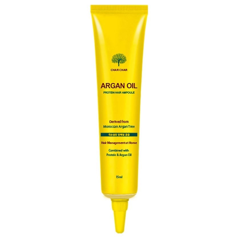Сироватка для волосся Char Char Argan Oil Protein Hair Ampoule з аргановим маслом, 15 мл - фото 1