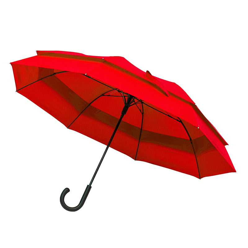Велика парасолька-тростина Line art Family, червоний (45300-5) - фото 2