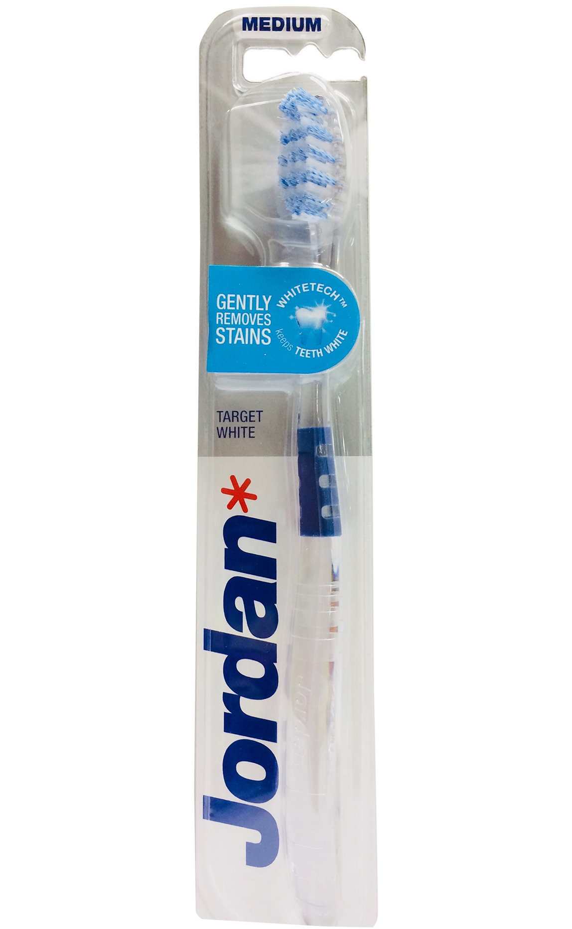 Зубна щітка Jordan Target White, синій - фото 1