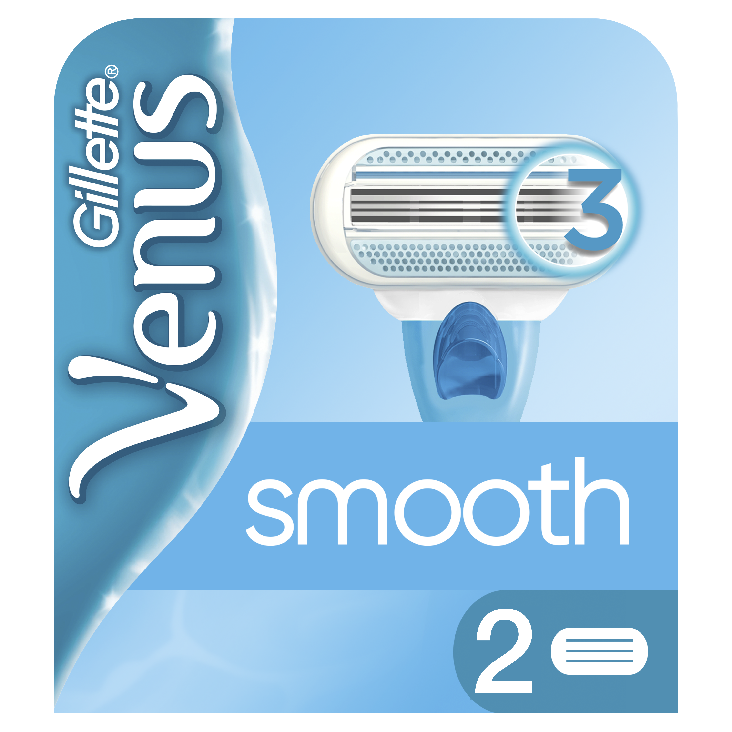 Змінні картриджі для гоління Gillette Venus Smooth, 2 шт. - фото 2