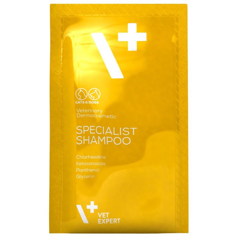 Шампунь Vet Expert Specialist Shampoo антибактериальный противогрибковый, 300 мл (20 шт. по 15 мл) - фото 1