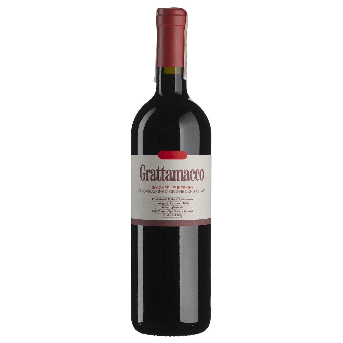 Вино Grattamacco Grattamacco Rosso 2018, червоне, сухе, 0,75 л (R5529) - фото 1