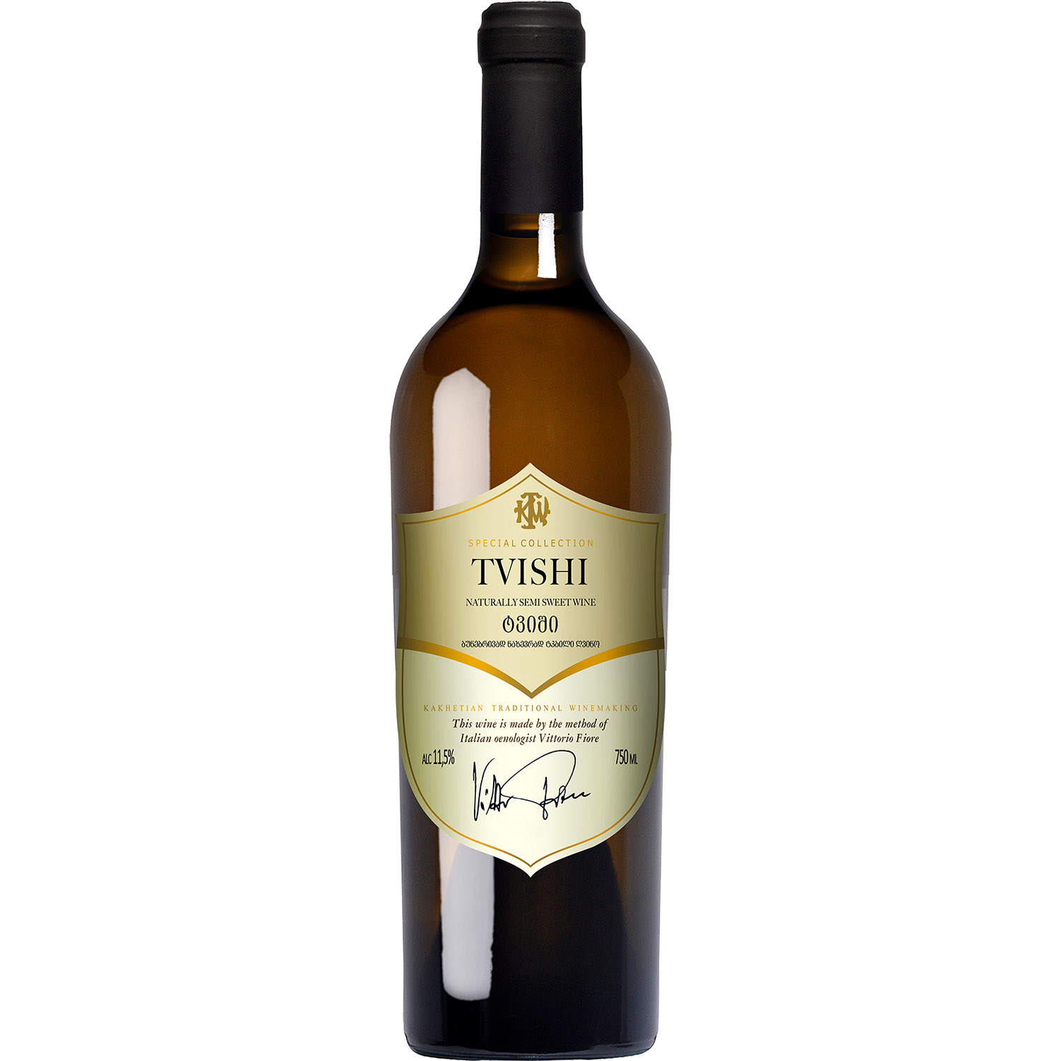 Вино KTW Speсial Collection Tvishi біле напівсолодке 0.75 л - фото 1